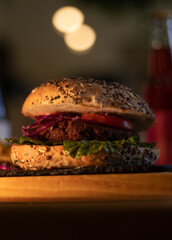 hamburguesa de garbanzo organica 