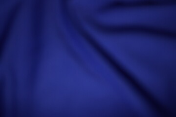 Elegant abstract dark blue fabric background or soft fabric texture wave
