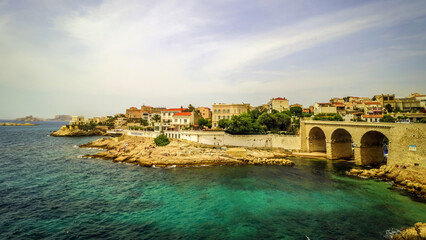 Naklejka premium Marseille, France