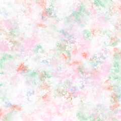 abstract watercolor background with watercolor splashes pink green orange blue 