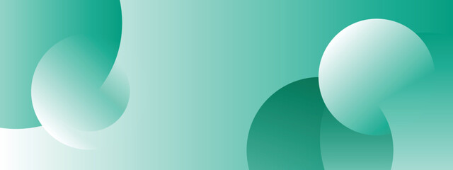 Abstract geomtrical vector background with colored gradient, creative overlapping circular shapes with different kinds of light, futuristic concept, paper cut shadow, digital poster for wallpaper art