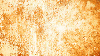 Abstract brown orange rusty white spotty grunge old aged peeled off rust metal steel cubes blocks wall texture - 3D rendering background creative design