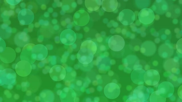Motion graphics. Abstract background with bokeh. Soft light defocused spots
