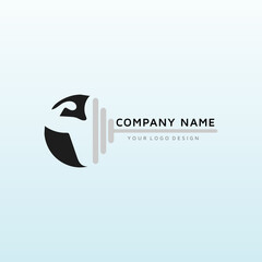 Logo for a power lifting gym