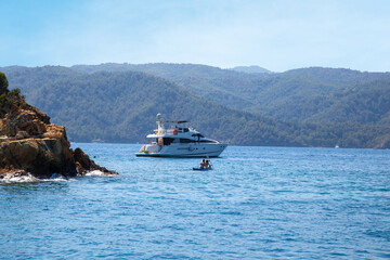 boat on the sea