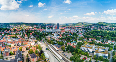 view of the city Jena 