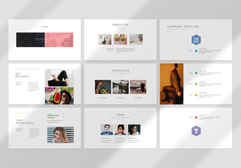 Portfolio Presentation Layout