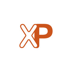 Obraz premium XP letter logo