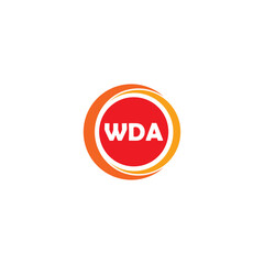 WDA letter logo