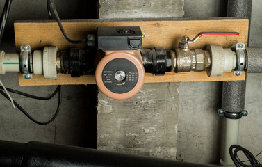 solid fuel boiler pipe fragments metal and plastic pump controller pressure gauge door lock iron...