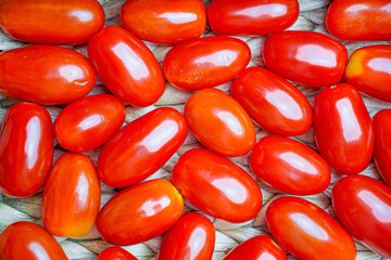 Tomato in the basket, Sevilla, Spain.