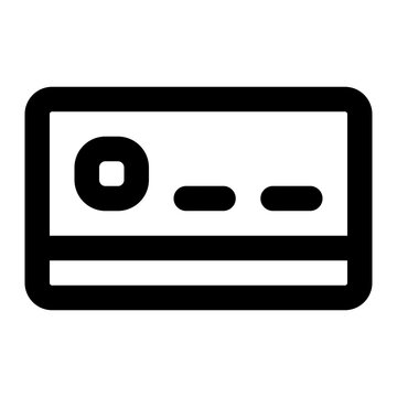 recommend clip art: credit card icon outline style