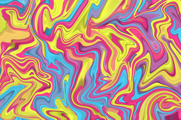 Fototapeta premium Abstract liquid rubber texture colorful and trendy modern pop illustration as decoration and wallpaper