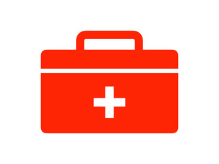 Obraz premium くすり箱アイコン：赤