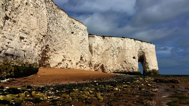 Kingsgate Bay sea arch, Margate, Kent, UK
