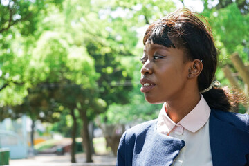 african woman portrait