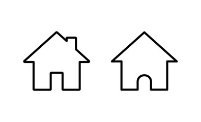 House icon vector. Home sign and symbol