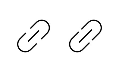 Fototapeta premium Link icon vector. Hyperlink chain sign and symbol