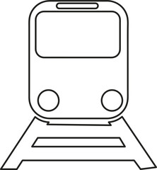 Metro icon on white background. Vector illustration..eps