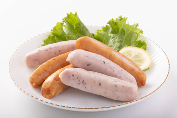 ウィンナーソーセージ　(粗挽き・レモン＆パセリ)　調理前