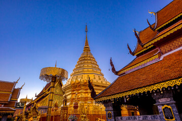Fototapeta premium Wat Phra That Doi Suthep, Chiang Mai, Thailand