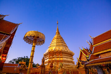 Fototapeta premium Wat Phra That Doi Suthep, Chiang Mai, Thailand