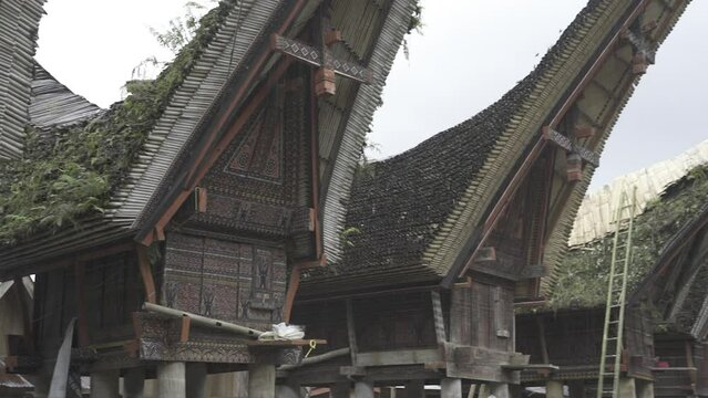 Ancient Traditional Village of Kete Kesu in South Sulawesi Tana Toraja, Indonesia