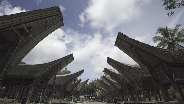 Ancient Traditional Village of Kete Kesu in South Sulawesi Tana Toraja, Indonesia