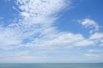 sea and sky background, beautiful landscape