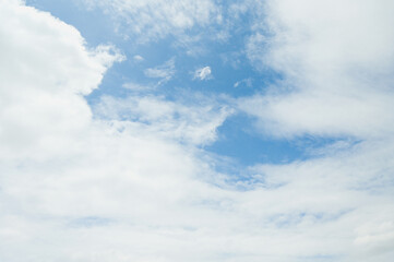 blue sky background, natural landscape