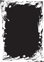 grunge frame for your design
