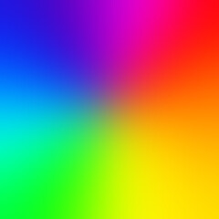 ビビッドな虹色の正方形グラデーション背景