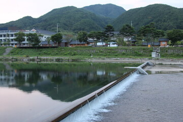 river in the mountains