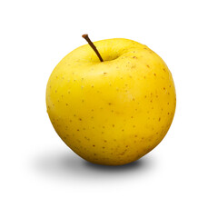 Apple fruit on the white isolated background.