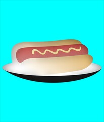 hot dog illustration