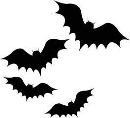 Bat vector illustration.Bat image or clip art.