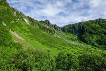 Obraz premium 長野県中央アルプス木曽駒ヶ岳