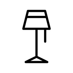 Fototapeta premium Stand lamp icon template