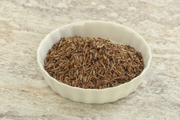 Zira seeds in the bowl