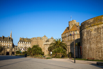 Fototapeta premium Saint-Malo city hall, Brittany, France