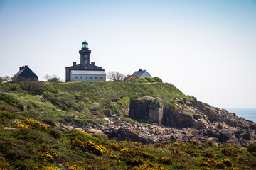 Chausey island landscape in Brittany, France