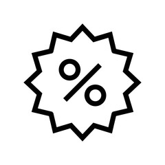 Shopping sale sticker vector icon symbol design