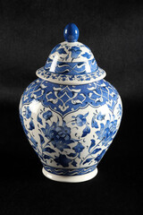 decorative antique handmade ceramic vase