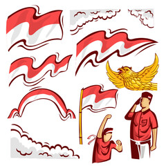 WebIndonesia's 77th independence day celebration Background Illustration