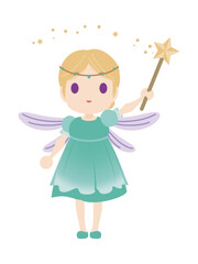 妖精の女の子のイラスト