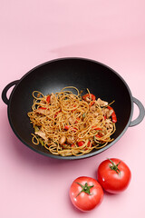 spaghetti with tomato sauce pasta