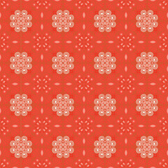 Garden Nature Seamless Pattern Floral Background Damask Aboriginal Ornament Art