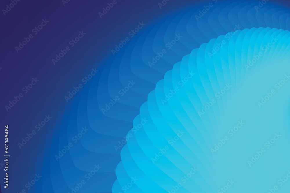 Aufkleber abstract smooth round wavy figure. lots of smooth gradient shapes creating a beautiful pattern. grea