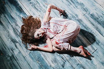 torment of a possessed woman