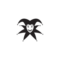 Fototapeta premium illustraton vector graphic of dark clown good for business theater or toys.